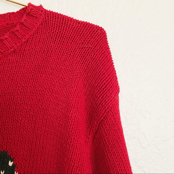 ‘RARE’ POLO BEAR Ski Bear Hand Knit Sweater SZ M - Picture 6 of 6